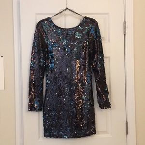 Zara sequin cocktail dress